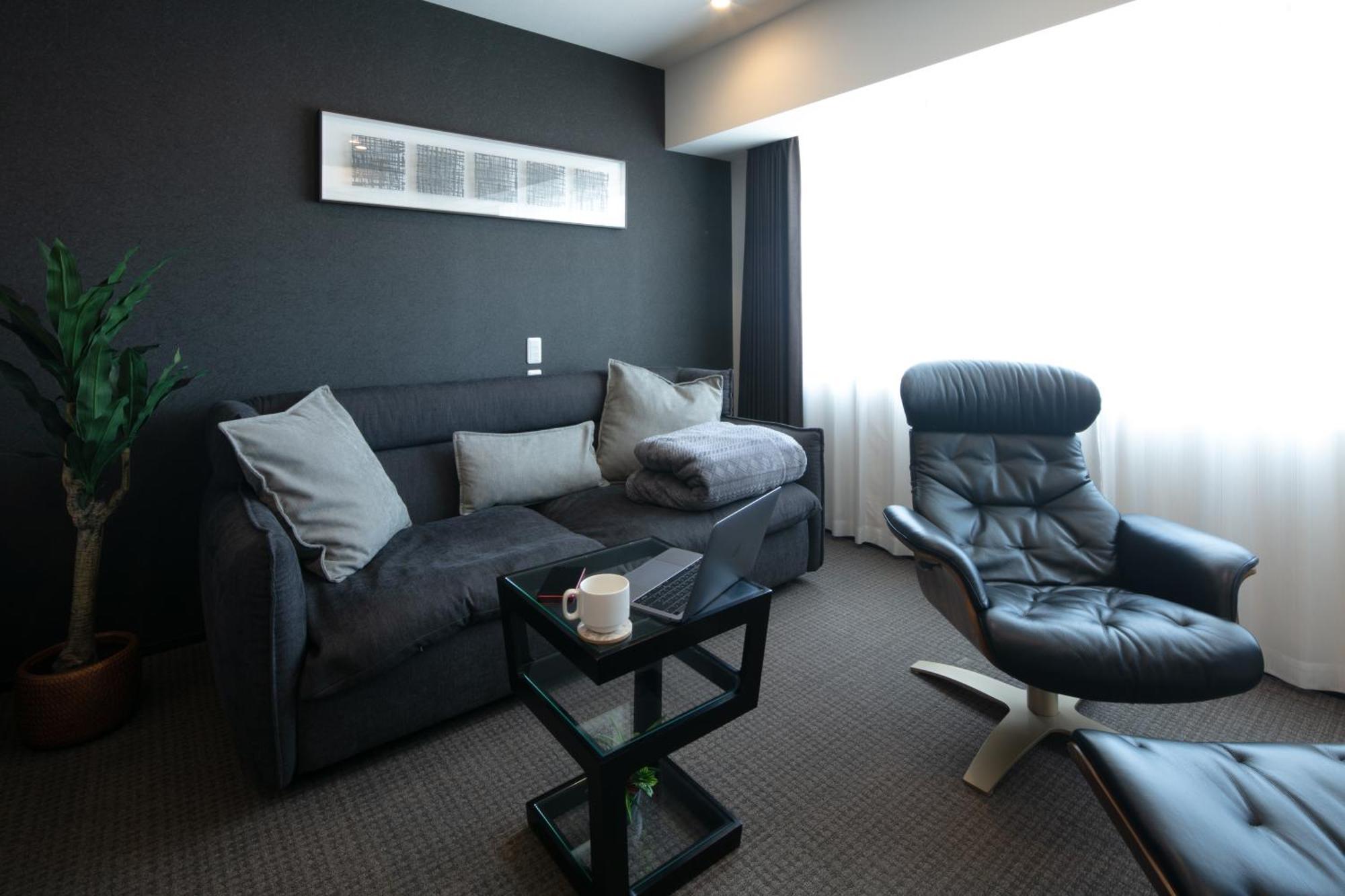 Randor Hotel Sapporo Suites Zimmer foto A typical hotel room in Japan
